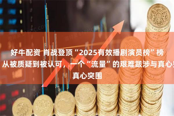 好牛配资 肖战登顶“2025有效播剧演员榜”榜首：从被质疑到被认可，一个“流量”的艰难跋涉与真心突围